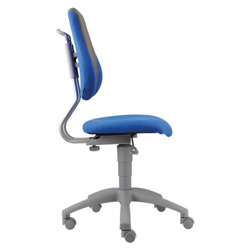 Dětská rostoucí židle Fuxo V-Line černá/růžová